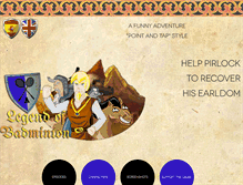 Tablet Screenshot of legendofbadminton.com